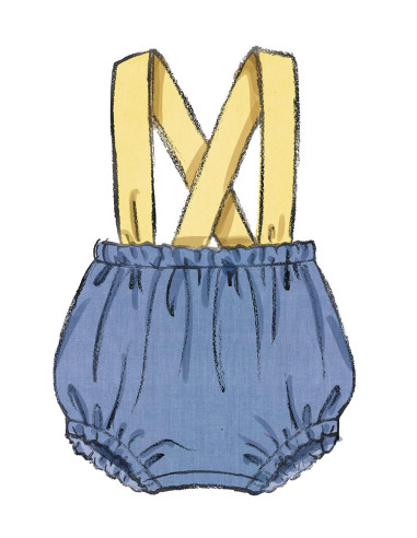 Patron de barboteuse - Butterick 7031
