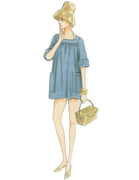 Patron de soutien-gorge, short et surtout - Vogue 9255