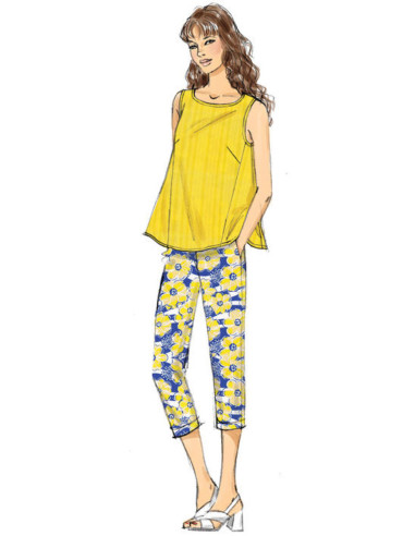 Patron de hauts et pantalon - Vogue 9258