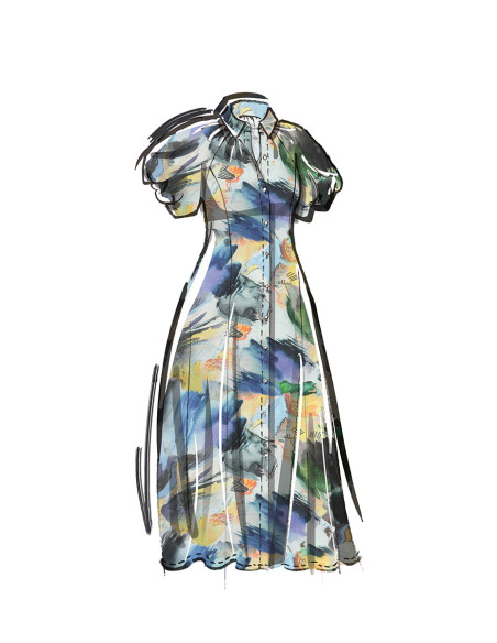 Patron de robe chemisier - McCall's 8385