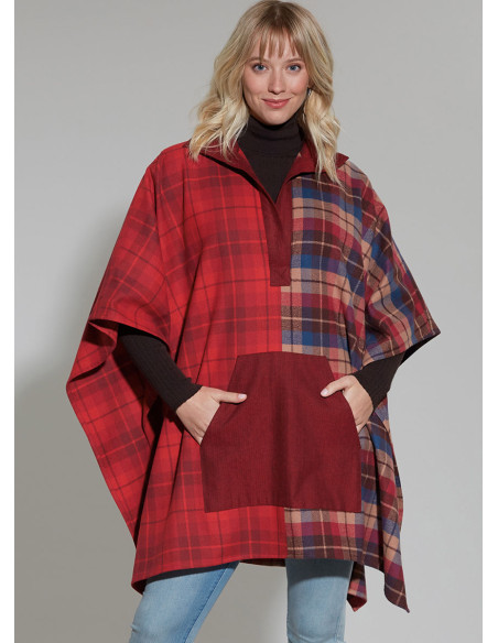 Patron de poncho - McCall's 8347