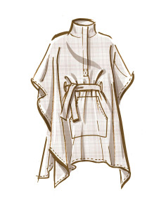 Patron de poncho - McCall's 8347 2