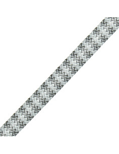 Biais motif chevron - Noir, gris et blanc 2