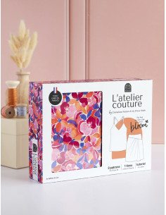 Coffret Top Ava ou Jupe Lisa au motif Bloom