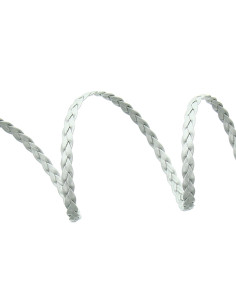 Tresse simili argent mat
