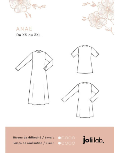 Patron de robe et haut Anaé - Joli Lab