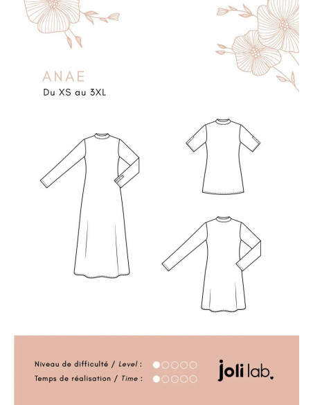 Patron de robe et haut Anaé - Joli Lab