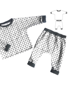 Patron de pyjama et jogging Cordoba - Ikatee