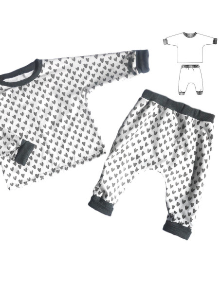 Patron de pyjama et jogging Cordoba - Ikatee