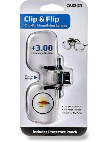 Sur-lunettes à cliper grossissement X1.75 Carson Optical