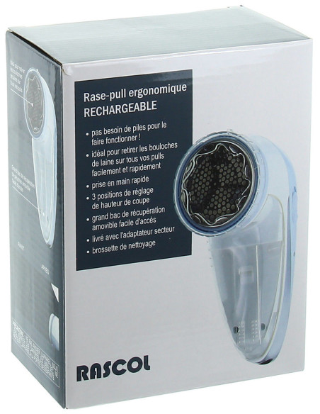 Rase pull rechargeable ergonomique
