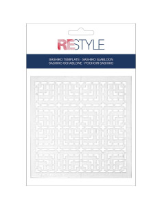 Gabarit pour sashiko Restyle - Carrés