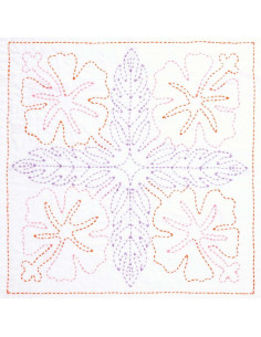 Kit sashiko Hawaii Hibiscus