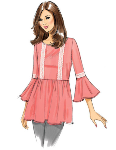 Patron de hauts - Butterick 6486