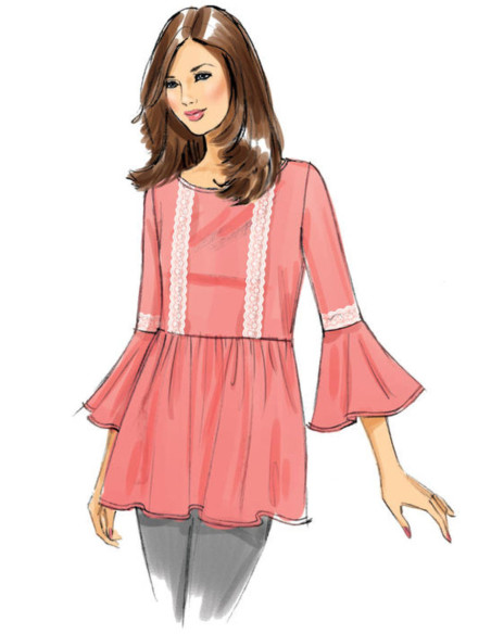 Patron de hauts - Butterick 6486