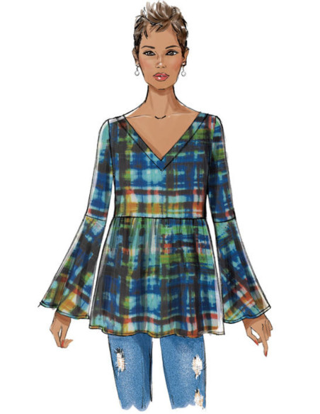 Patron de hauts - Butterick 6486