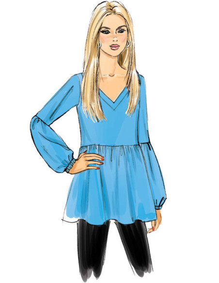 Patron de hauts - Butterick 6486