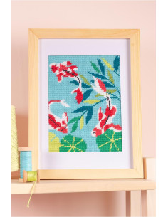 Canevas Pénélope motif carpe