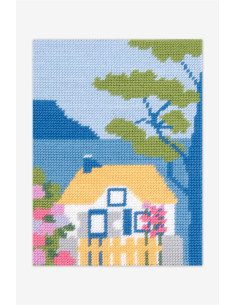 Canevas Pénélope motif la chaumière 2