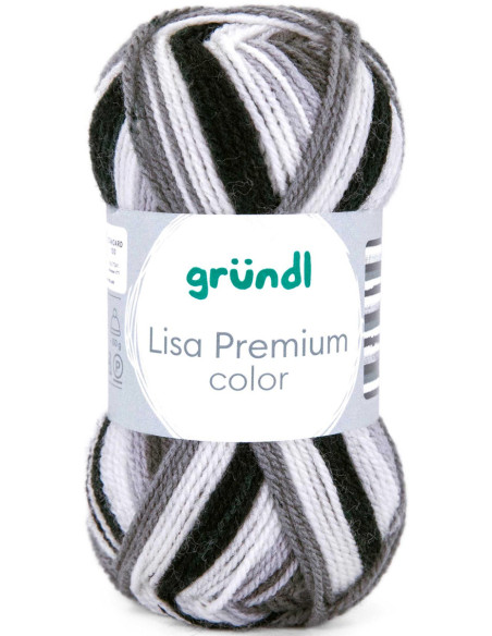 Fil à tricoter Lisa Premium color Gründl