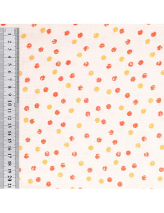 Tissu double gaze de coton - Confetti 2