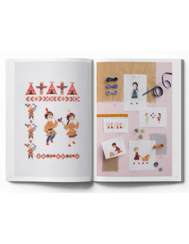 Livre tendre enfance - 100 modèles à broder