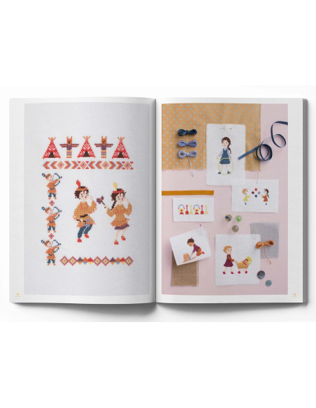 Livre tendre enfance - 100 modèles à broder