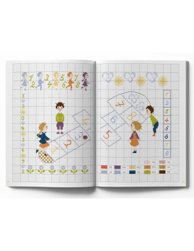 Livre tendre enfance - 100 modèles à broder