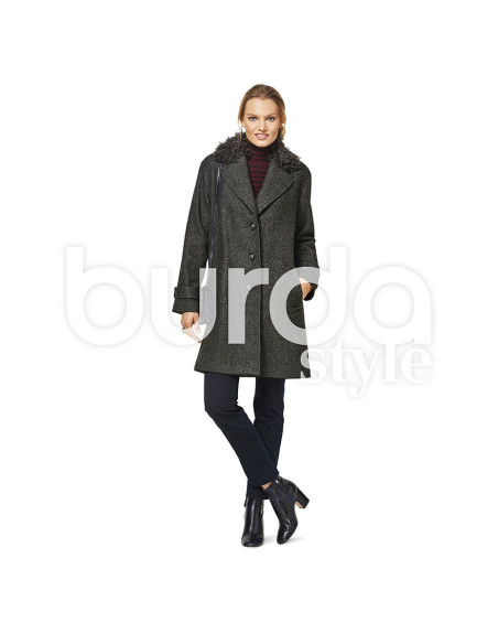 Patron de manteau - Burda 6462