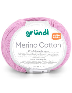 Laine à tricoter Merino Cotton Gründl