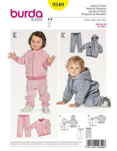 Patron de veste - Burda 9349