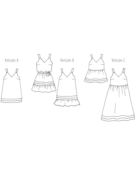 Patron de robe Lottus - Anna Rose patterns