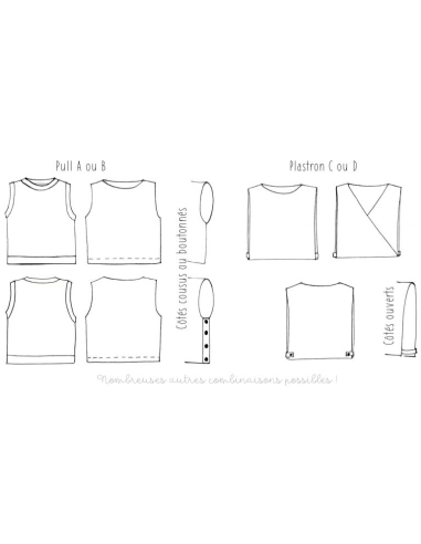 Patron de pull Jerzey - Anna Rose patterns