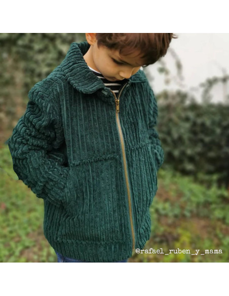 Patron de parka, manteau et veste mixte Sam Kids - Ikatee