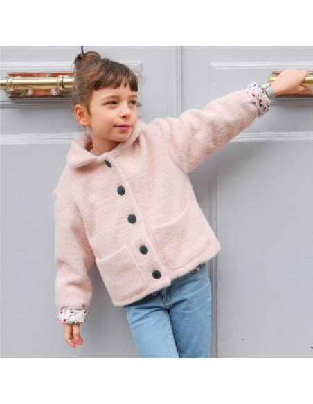 Patron de parka, manteau et veste mixte Sam Kids - Ikatee