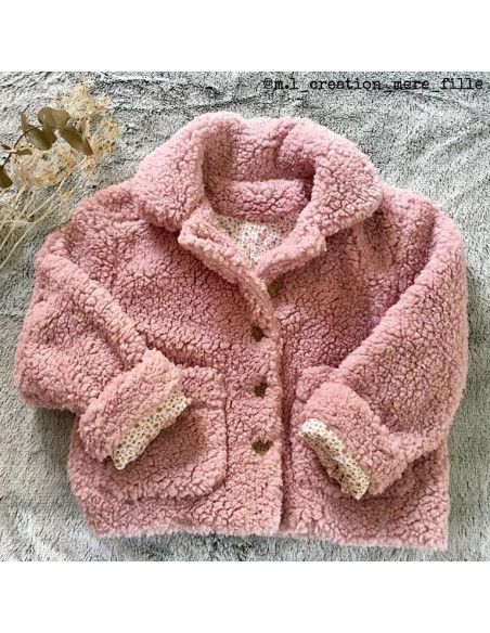 Patron de parka, manteau et veste mixte Sam Kids - Ikatee