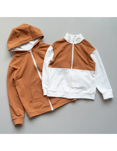 Patron de sweat zippé mixte Liverpool - Ikatee