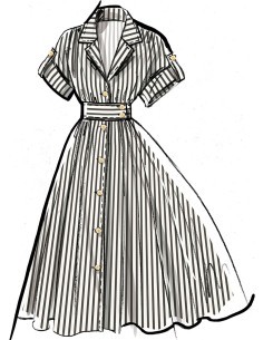 Patron de robe - McCall's 8556 2