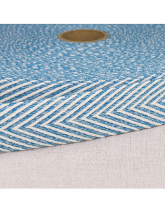 Sangle chinée chevrons - Bleu