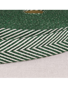 Sangle chinée chevrons - Vert