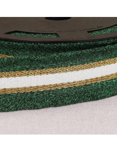 Sangle frangette lurex - Vert
