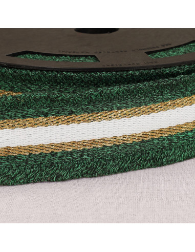 Sangle frangette lurex - Vert
