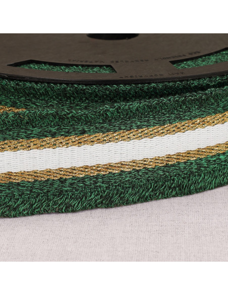 Sangle frangette lurex - Vert