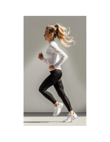 Tissu lycra de sport - Noir