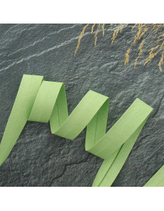 Biais tout textile polycoton - Vert clair