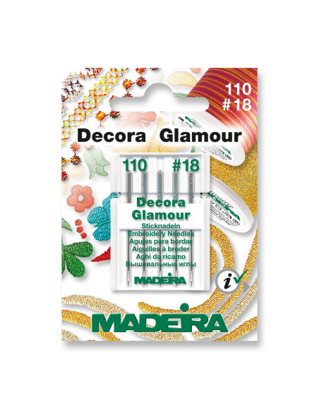 Aiguilles à broder machine Madeira Decora Glamour
