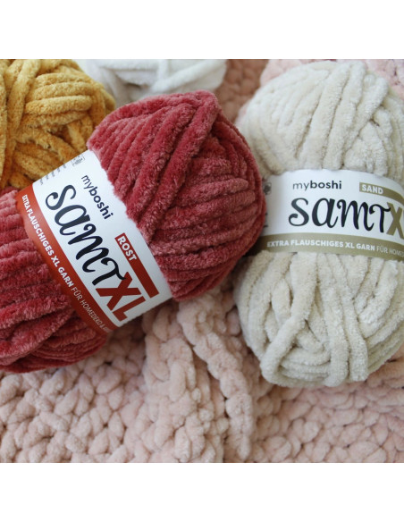 Fil chenille Samt XL Myboshi