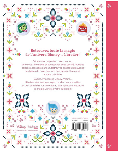 Livre point de croix Disney