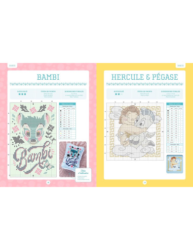 Livre point de croix Disney
