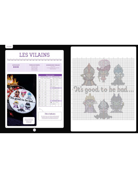 Livre point de croix Disney